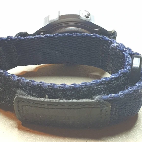 Acqua Silver/Black Nylon Digital Alarm Chrono Women's Watch - Picture 3 of 4